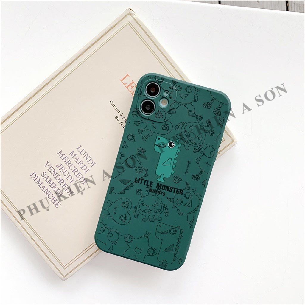 Ốp lưng iphone Quái vật Moyuys cạnh vuông 5/5s/6/6plus/6s/6splus/7/7plus/8/8plus/x/xr/xs/11/12/pro/max/plus/promax