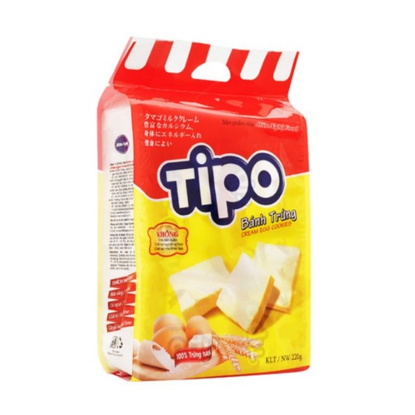 Bánh Trứng Tipo Gói  220g | BigBuy360 - bigbuy360.vn