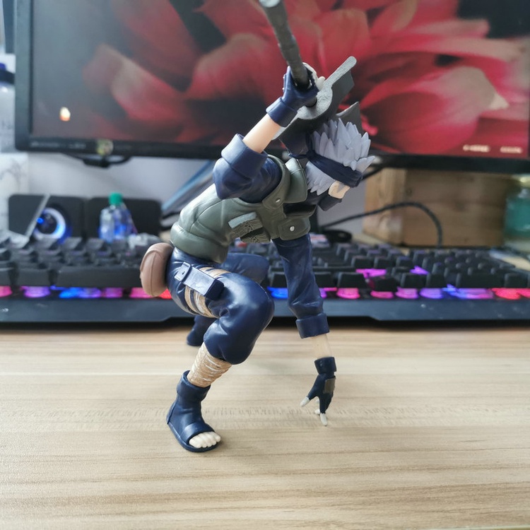 Mô Hình Nhân Vật hatake kakashi Anime Naruto Bằng PVC 15cm