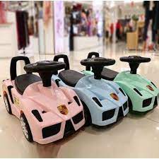 Xe chòi chân ôtô Ferrari Lamborgini Porsche có nhạc có đèn cho bé.