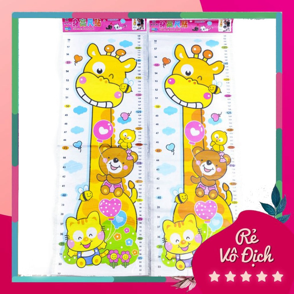 Decal Dán Tường Đo Chiều Cao Cho Bé BONBON KIDS