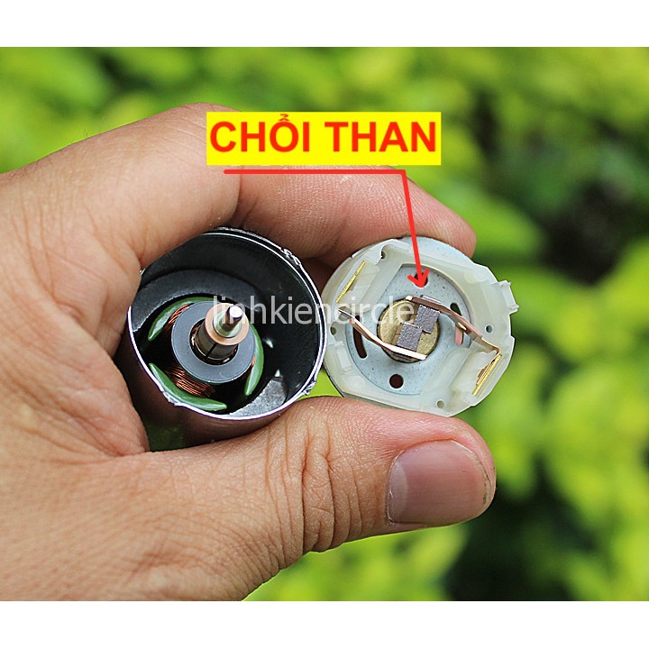 Motor mô tơ giảm tốc mini 390 tốc độ nhanh trục 3mm tỷ lệ giảm 1:3.4 6V - 12V tốc độ 1350 - 2700 RPM - LK0322