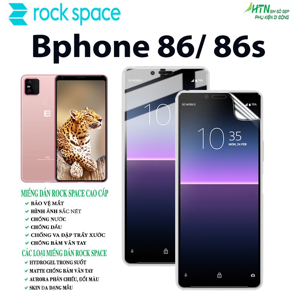 Miếng dán PPF Bphone B86/ B86s cao cấp rock space matte chống vân tay, dán màn hình/ mặt sau lưng đi