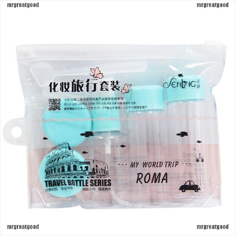 (hàng Mới Về) Set 7 Lọ Nhựa Rỗng Mini Trong Suốt Đựng Mỹ Phẩm Tiện Dụng Khi Đi Du Lịch | BigBuy360 - bigbuy360.vn