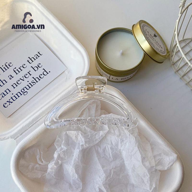 ✨✨Kẹp Tóc Hình Cá Mập Đính Ngọc Trai Phong Cách Vintage Cho Nữ