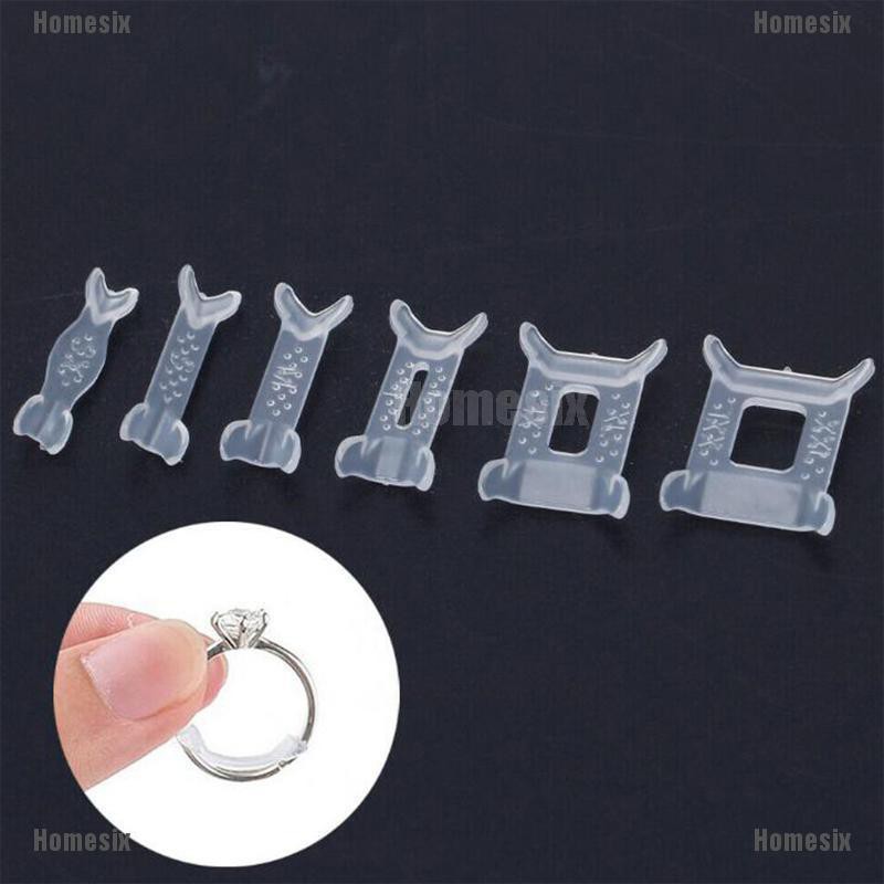 Set 12 Phụ Kiện Điều Chỉnh Kích Cỡ Nhẫn Màu Trong Suốt