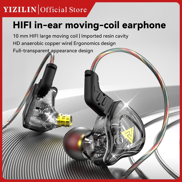 Tai Nghe Nhét Tai QKZ AK6-DMX | Tai Nghe Phiên Bản Hi-Res 3.5mm | Nút Điều Khiển Âm Lượng Giọng Nói 3 Nút