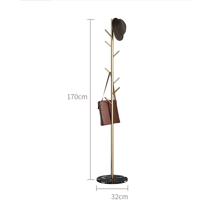 Móc Treo Quần Áo Màu Vàng Sang Trọng Cao Cấp - Cây Treo Quần Áo Vàng Dh - Kl0001