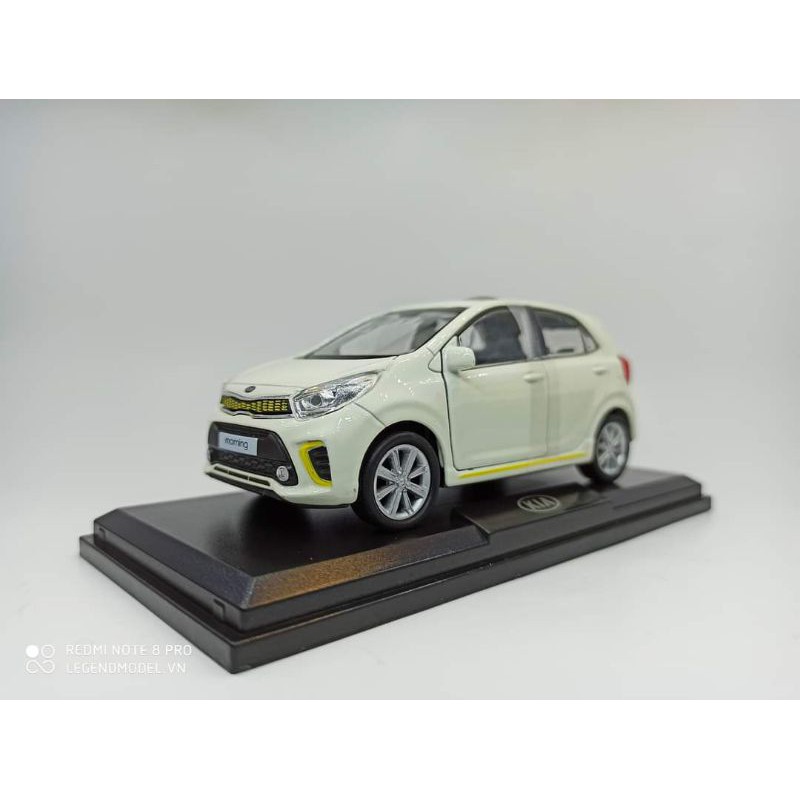Mô hình xe Kia Morning tỷ lệ 1:33
