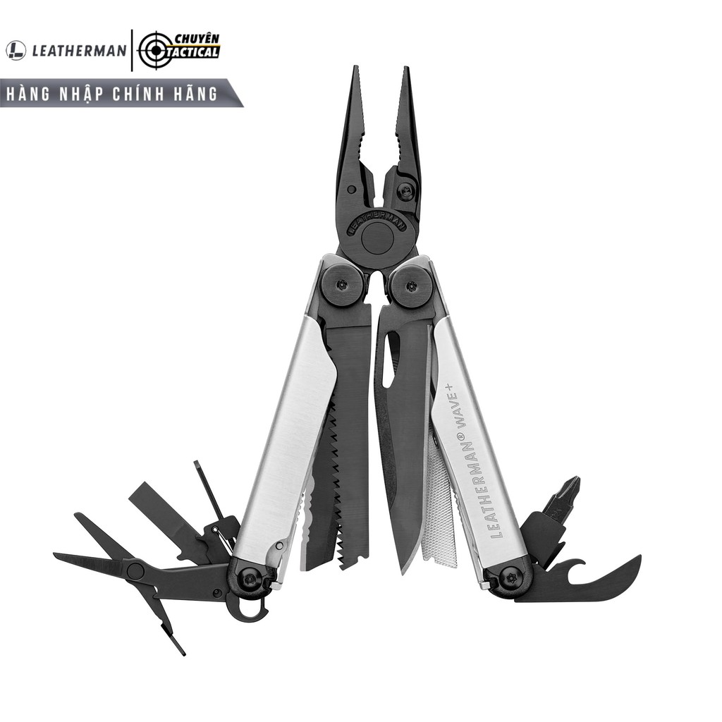 Dụng cụ đa năng Leatherman Wave Plus BlackSilver - Phân phối chính hãng - Bảo hành 25 năm