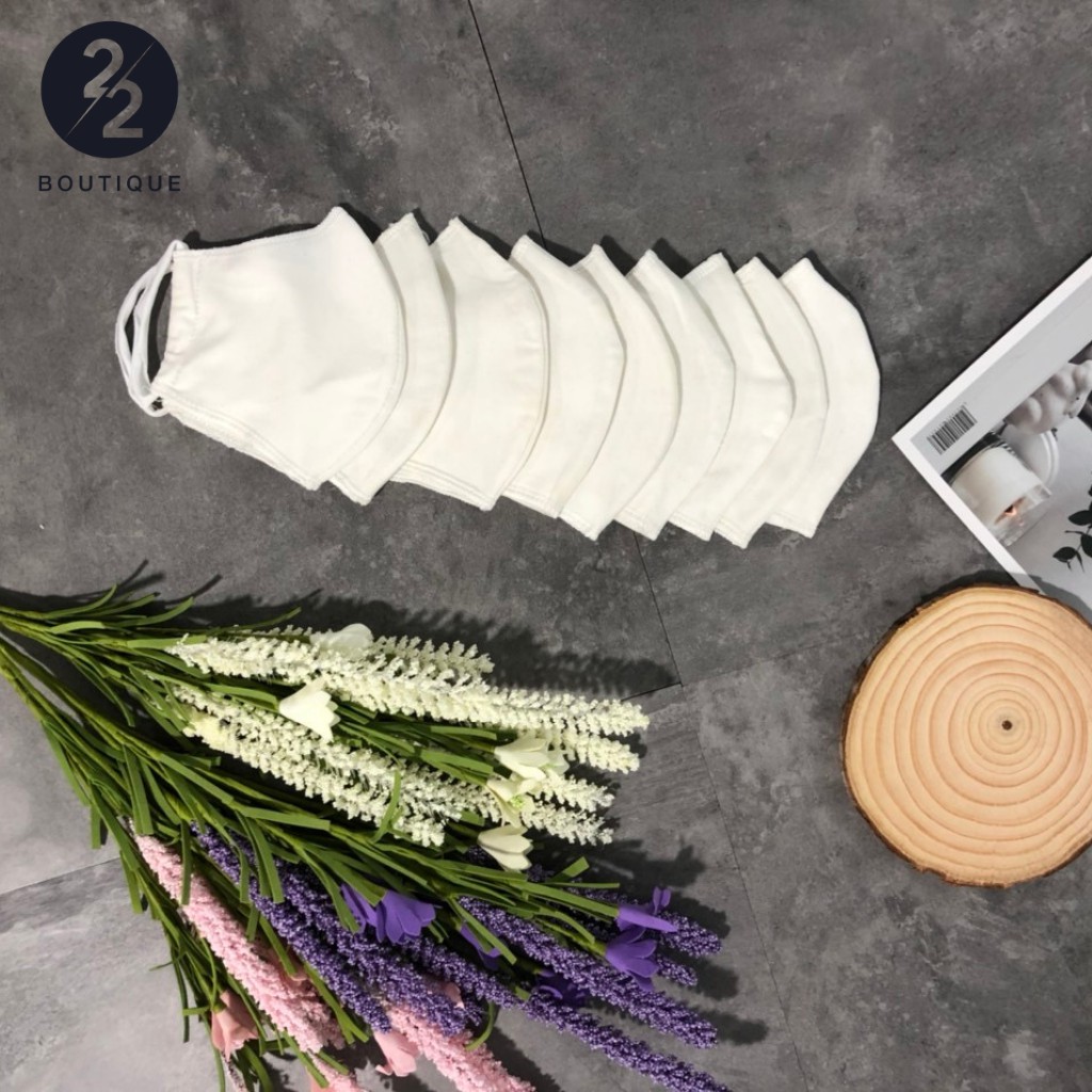 Khẩu Trang Vải Cotton 2 Lớp Mềm Mịn Freesize K1 | BigBuy360 - bigbuy360.vn