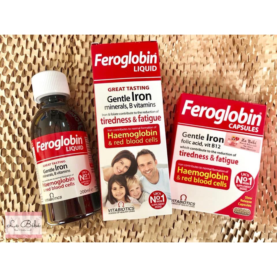 Sắt cho mẹ bầu bú - Feroglobin Iron