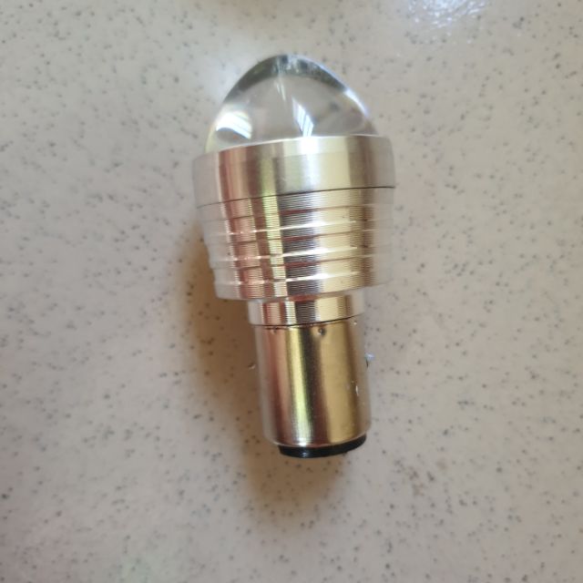 Đèn led SIÊU SÁNG. Đui 2 ngạnh cho xe vespa cổ, cub,simson, way đời cũ