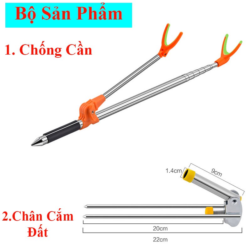 Chống Cần Câu Đài Câu Đơn Câu Tay Siêu Rẻ Siêu Bền