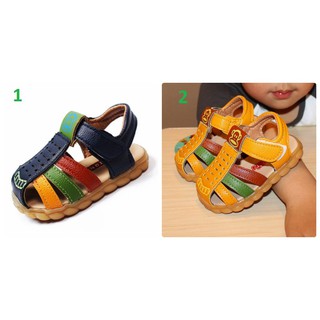 Dép tập đi cho bé trai đế mềm có ảnh thật