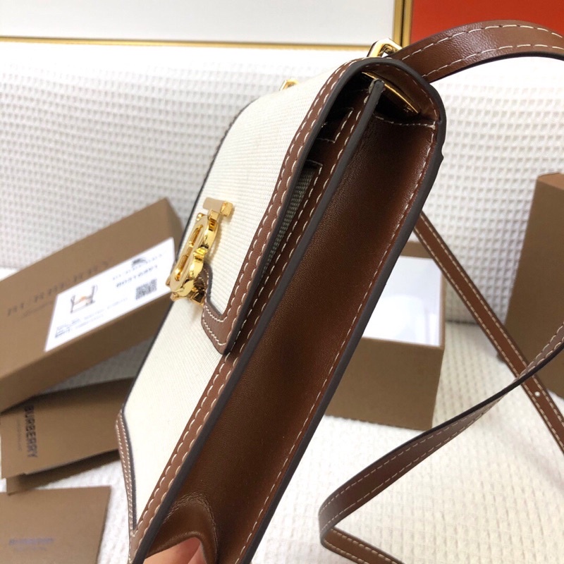 Túi đựng điện thoại cho nam và nữ dáng đứng bên ngoài đơn giản nhỏ gọn khoá logo burberry