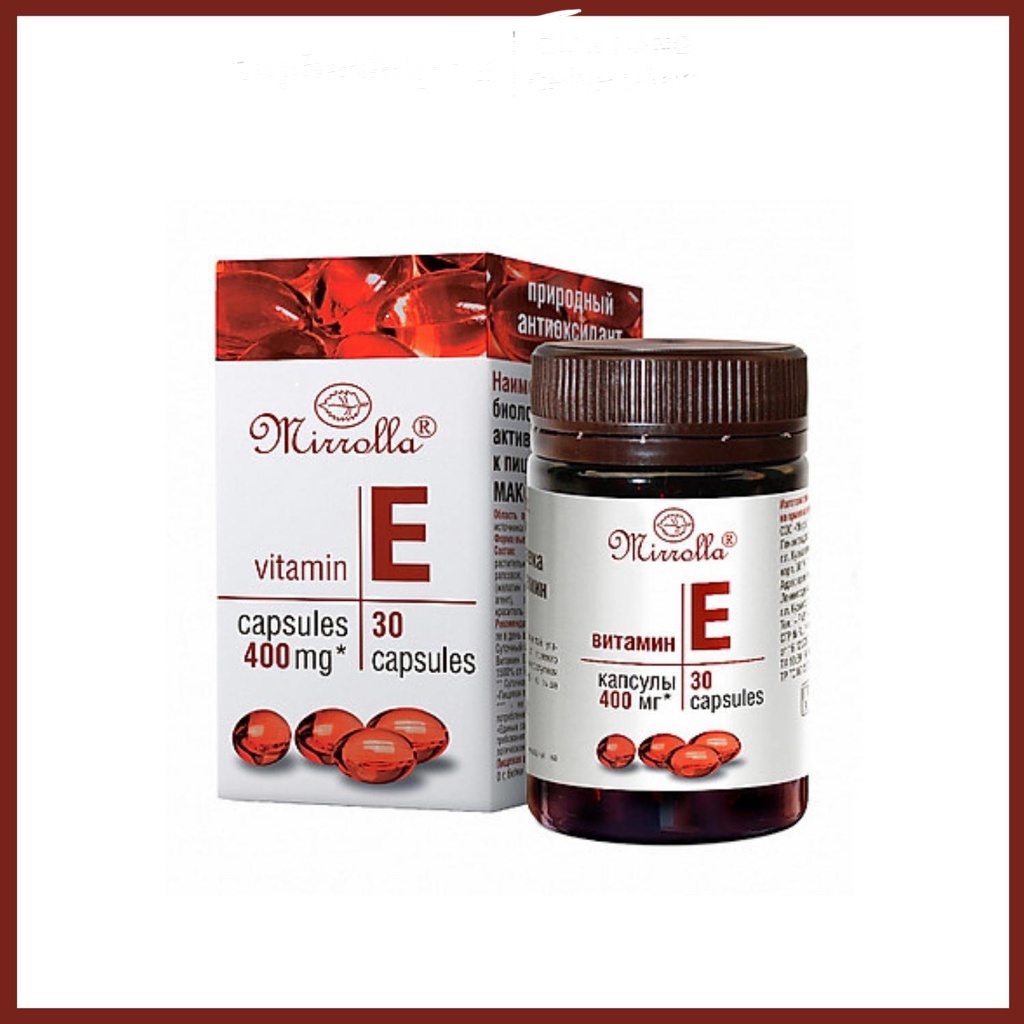 Vitamin E Đỏ Nga 400mg - 270mg/ Thanh Lý Date Tháng 2/2024