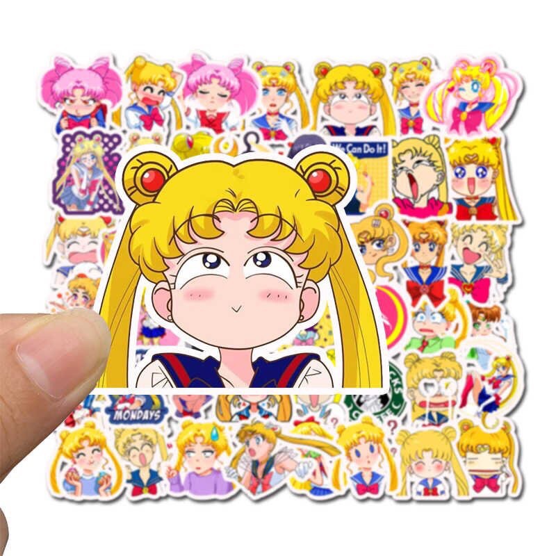 combo 30-60 sticker Sailor moon/ hình dán thủy thủ mặt trăng