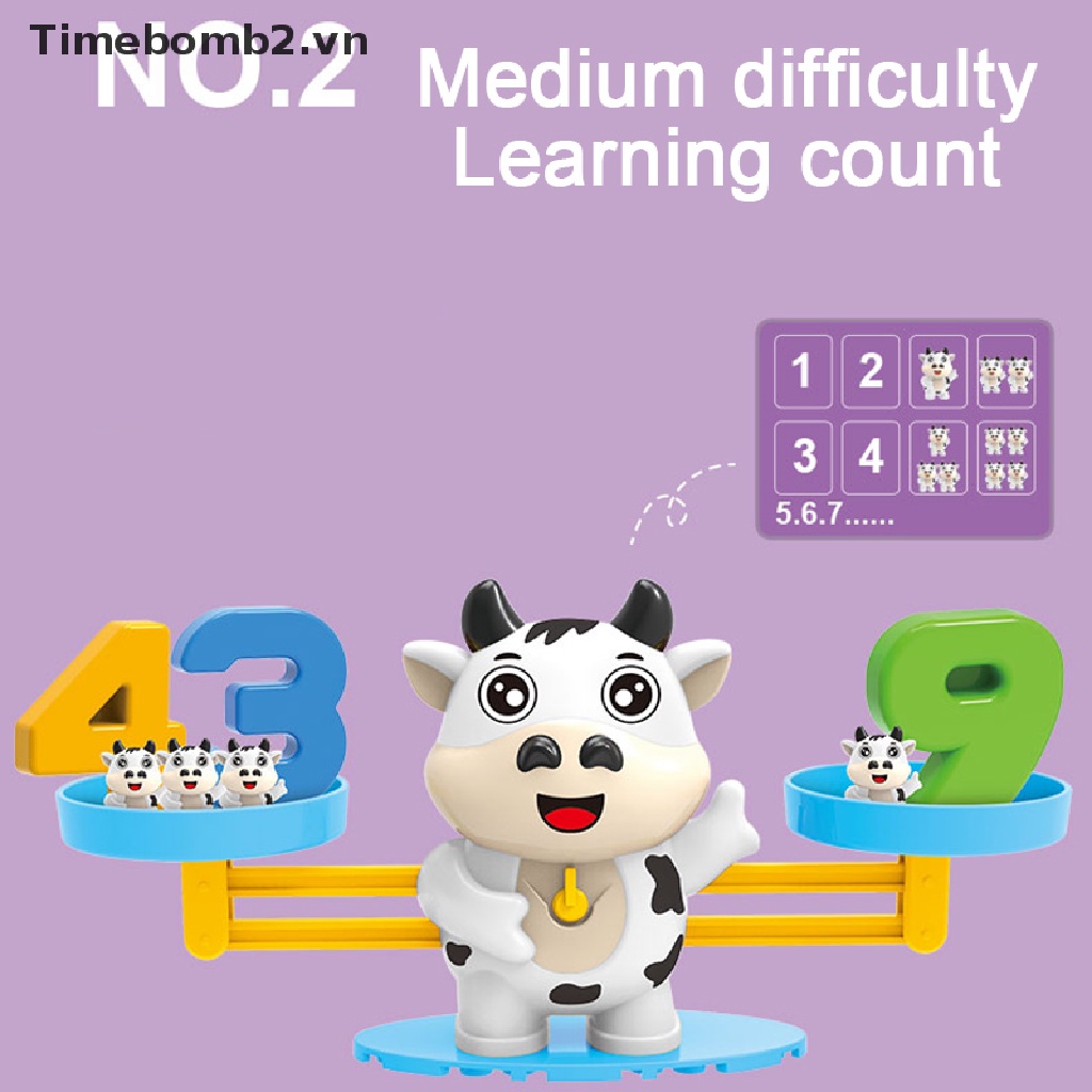 Bộ 2 Đồ Chơi Khỉ Giữ Thăng Bằng Cho Bé Học Toán