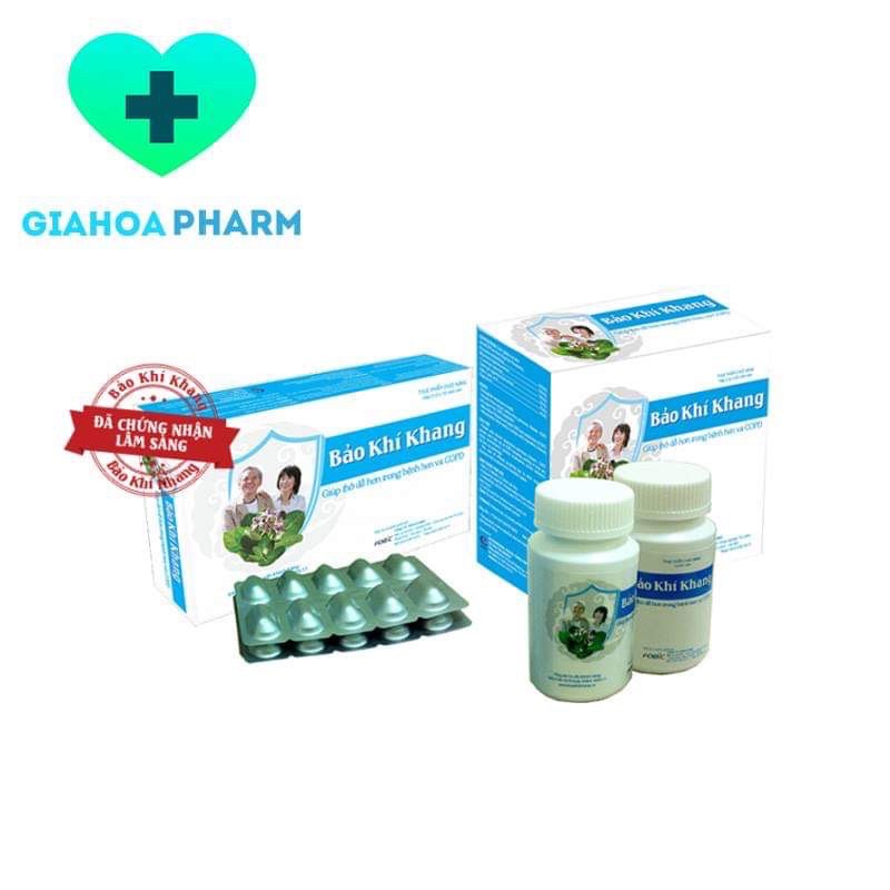 Bảo Khí Khang - Viên uống giảm ho, phòng ngừa viêm phế quản