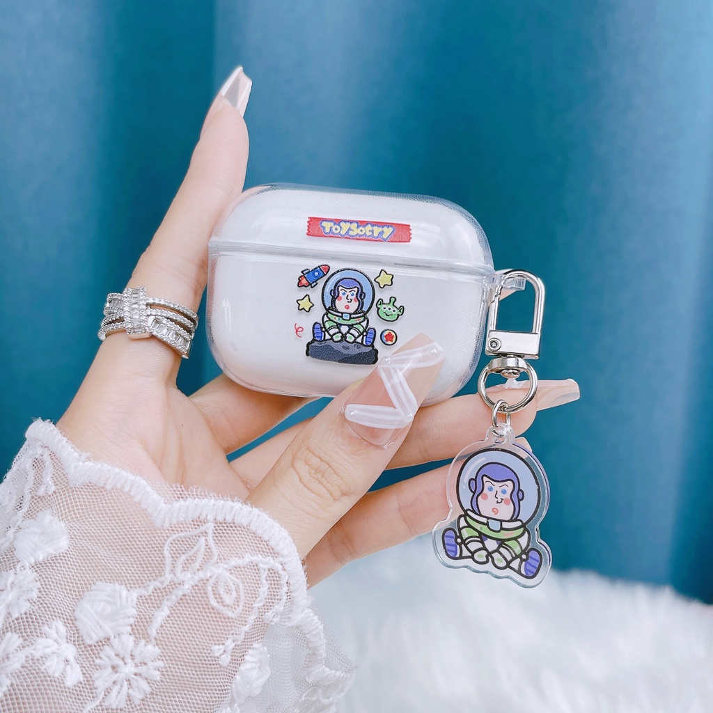 Vỏ Bảo Vệ Hộp Sạc Tai Nghe AirPods3 AirPods3 Họa Tiết Hoạt Hình Shin-Chan Buzz Lightyear 2021 Mới Ốp