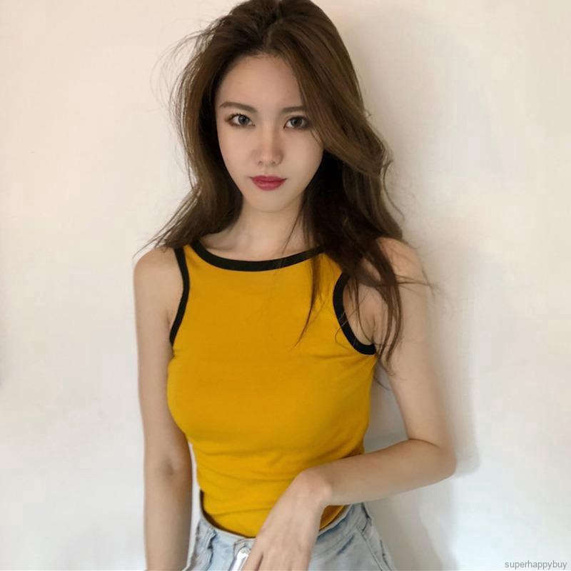 Áo thun sát nách hở lưng quyến rũ dành cho nữ
