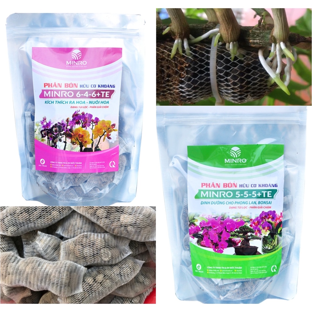 Phân Lan Túi Lưới Cao Cấp, Phân Bón Lan Dùng Cho Mọi Giai Đoạn (36 túi lưới)