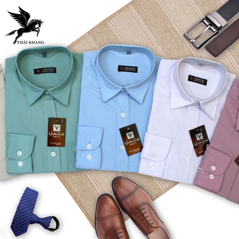 áo sơ mi nam trung niên dài tay vải cotton mát đẹp hàng chuẩn | BigBuy360 - bigbuy360.vn