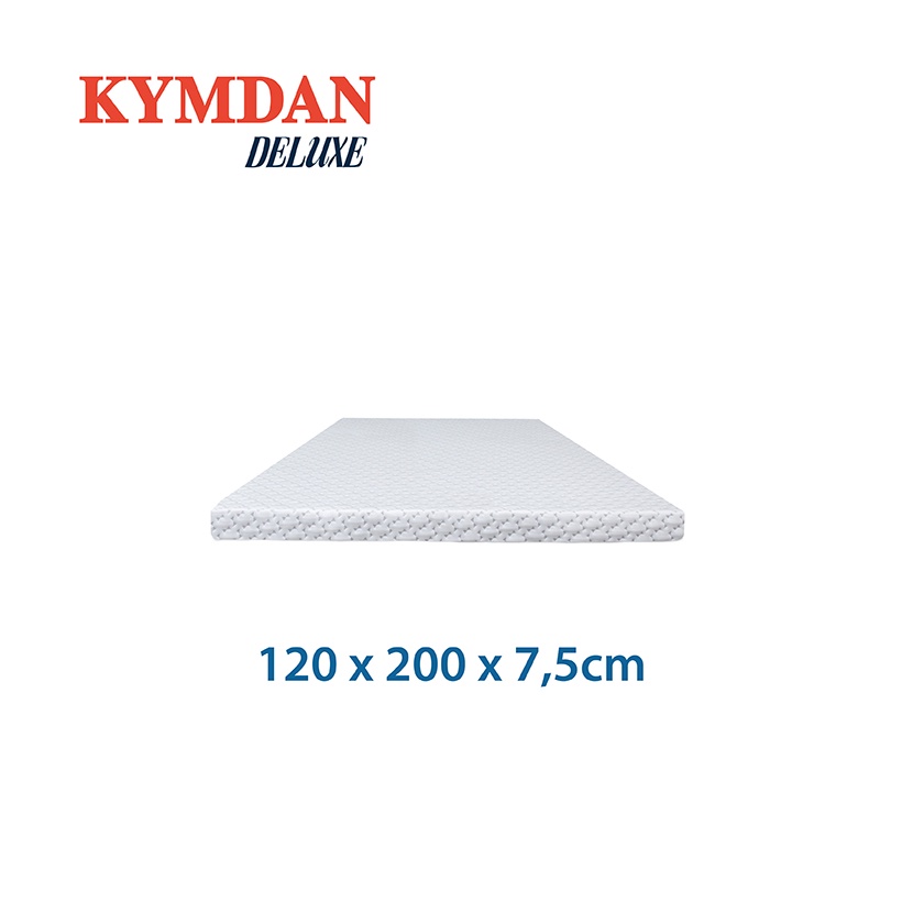 Nệm cao su thiên nhiên Kymdan Deluxe 120 x 200 x 7,5cm SFM