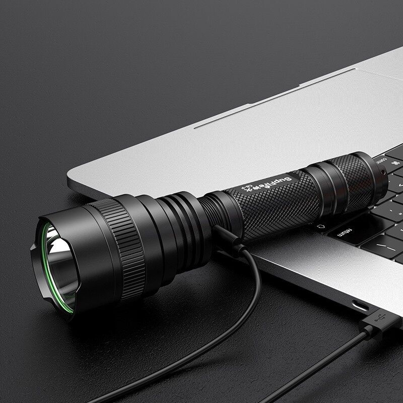 Đèn pin siêu sáng SUPERFIRE C8-H bằng hợp kim nhôm đa dụng