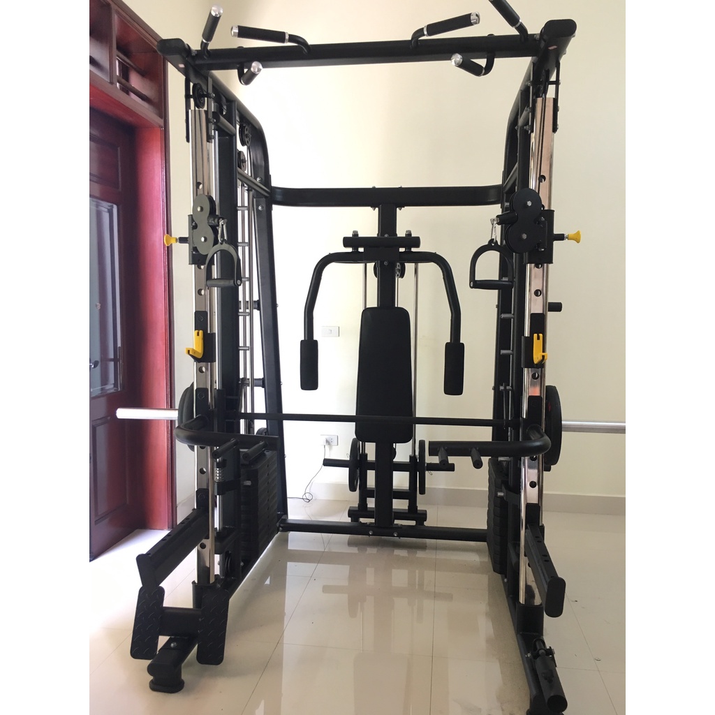 Giàn Tập Tạ Siêu Đa Năng M-888P Cho Gia Đình Và Phòng Gym ⚡Kết Hợp Với Khung Gánh Tập Squats +35 bài Tập