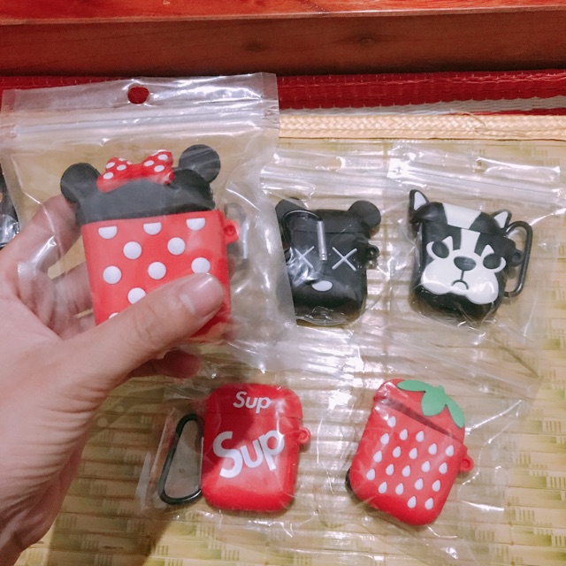 Vỏ bảo vệ bao đựng tai nghe airpod 1/2 - Awifi Case E1-1