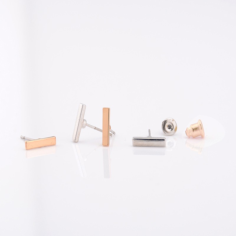 Bông Tai Hình Chữ T Đơn Giản Thời Trang Dành Cho Nữ