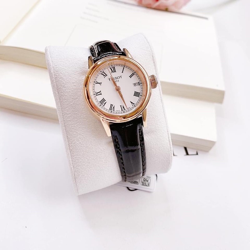 Đồng Hồ Tiss0t Nữ, Mặt 29mm, Chống nước 50m, Dây Da Nâu