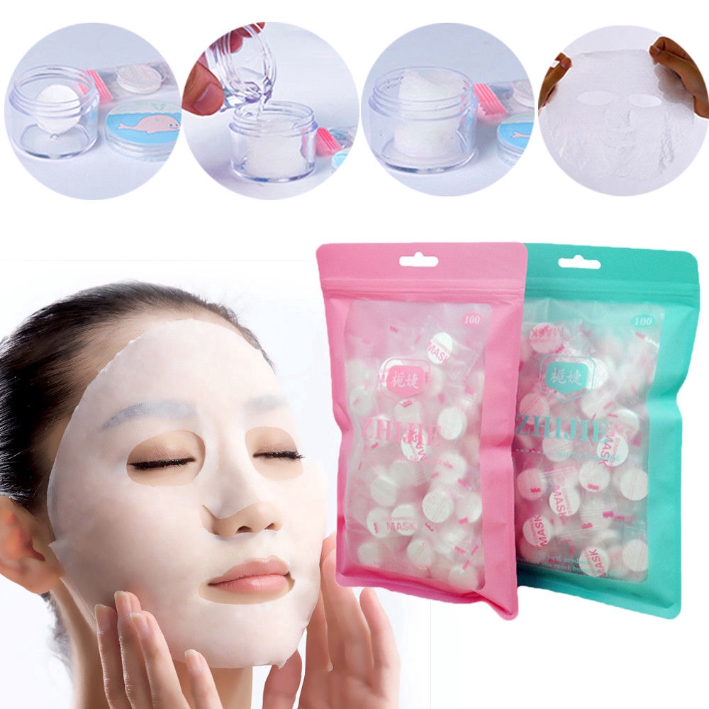 [Hàng mới về] Mặt nạ giấy nén dùng một lần chăm sóc da tự nhiên chất lượng cao