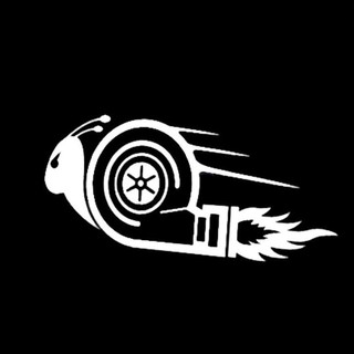 Miếng Dán Trang Trí Xe Hơi Hình Ốc Sên Turbo