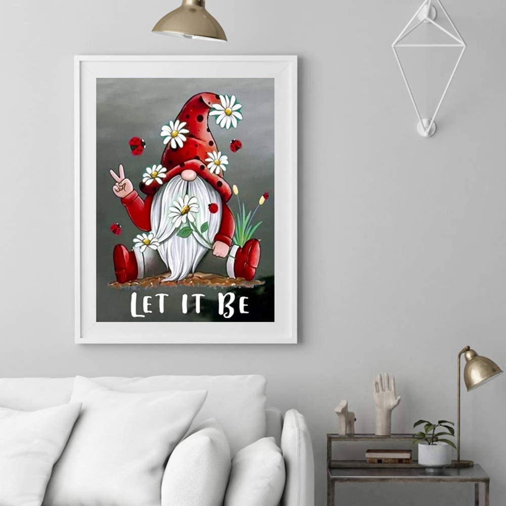 Bộ Tranh Đính Đá 5d Họa Tiết Hoạt Hình Goblin Let It Be Độc Đáo Diy 30x40cm