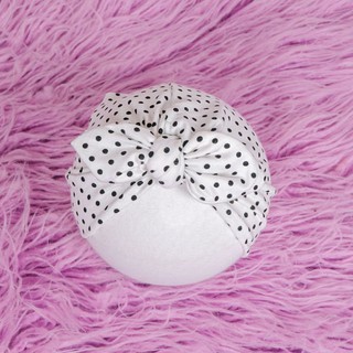 Mũ turban cho bé gái sơ sinh chất liệu cotton 100%