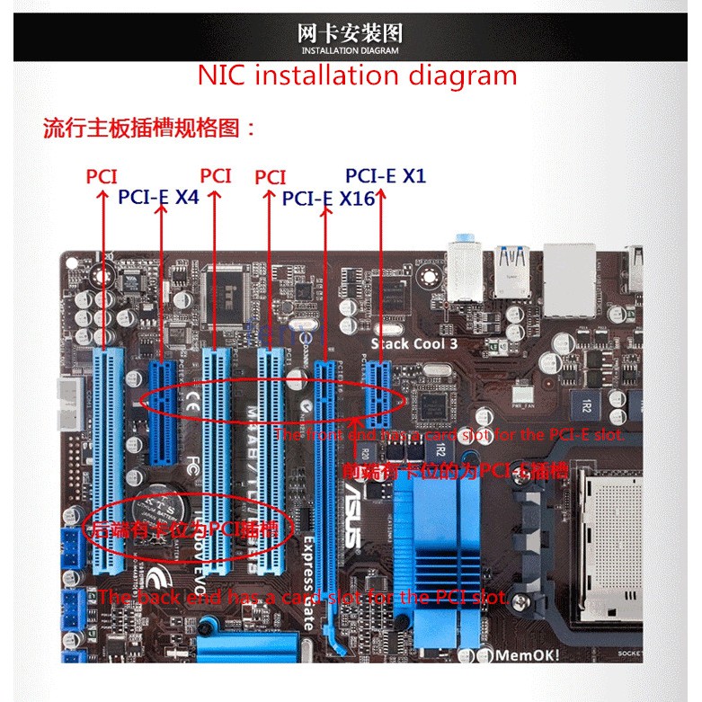 Adapter mạng Wifi không dây PCI-E AR9281 kèm 2 ăng ten có thể tháo rời 300M | BigBuy360 - bigbuy360.vn
