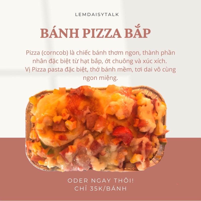 Bánh Pizza bắp