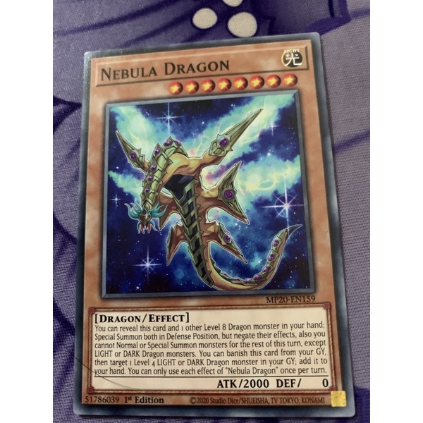 tên thẻ bài yugioh: Nebula Dragon