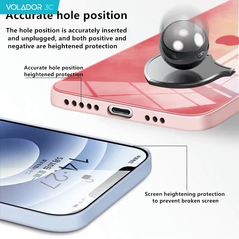 Ốp Điện Thoại Màu Nước Thời Trang Cho Điện Thoại Iphone 12 11 Pro Xs Max Mini Xr X 8 7 Plus Se2020 | BigBuy360 - bigbuy360.vn