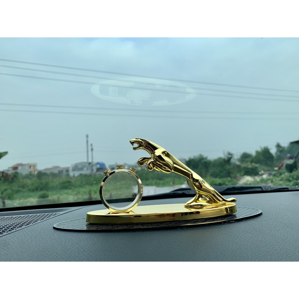 TƯỢNG NGỰA VÀNG PHONG THUỶ - MÃ ĐÁO THÀNH CÔNG - Có đồng hồ và nước hoa sang trọng