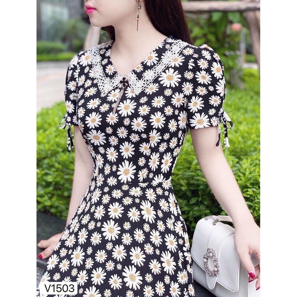 Siêu sale Đầm hoa cúc hot hit