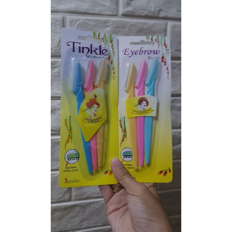 Bộ 3 Dao cạo mày Tinkle & Eyebrow