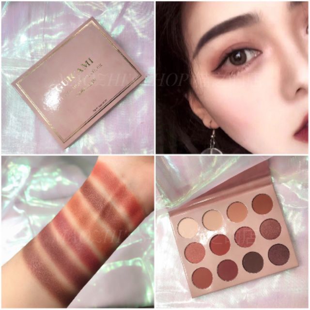 PHẤN MẮT 12 Ô TONE NUDE GUICAMI EYESHADOW
