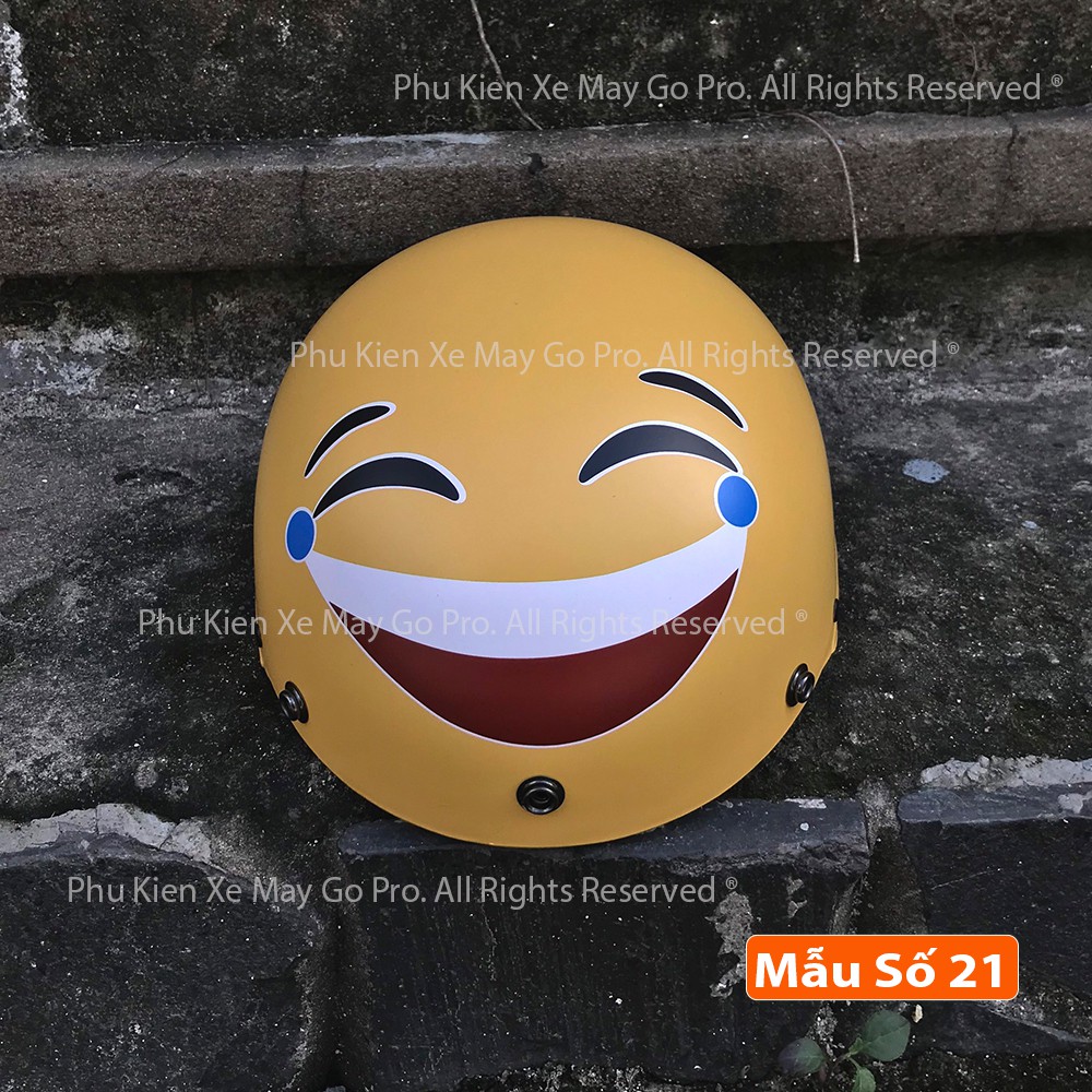 [XẢ HÀNG] Mũ Bảo Hiểm XPRO Emoji Chuẩn Quatest 4