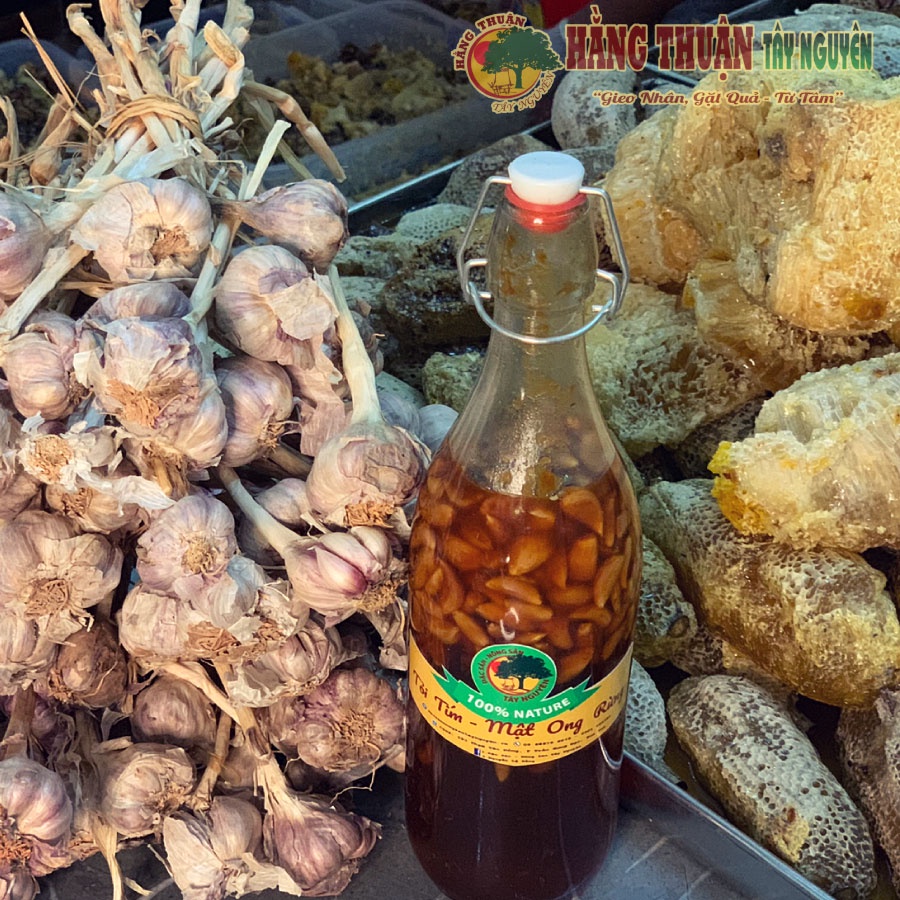 TỎI TÍM NGÂM MẬT ONG RỪNG