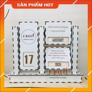 Lịch gỗ vạn niên| Lịch quà tặng | Lịch gỗ