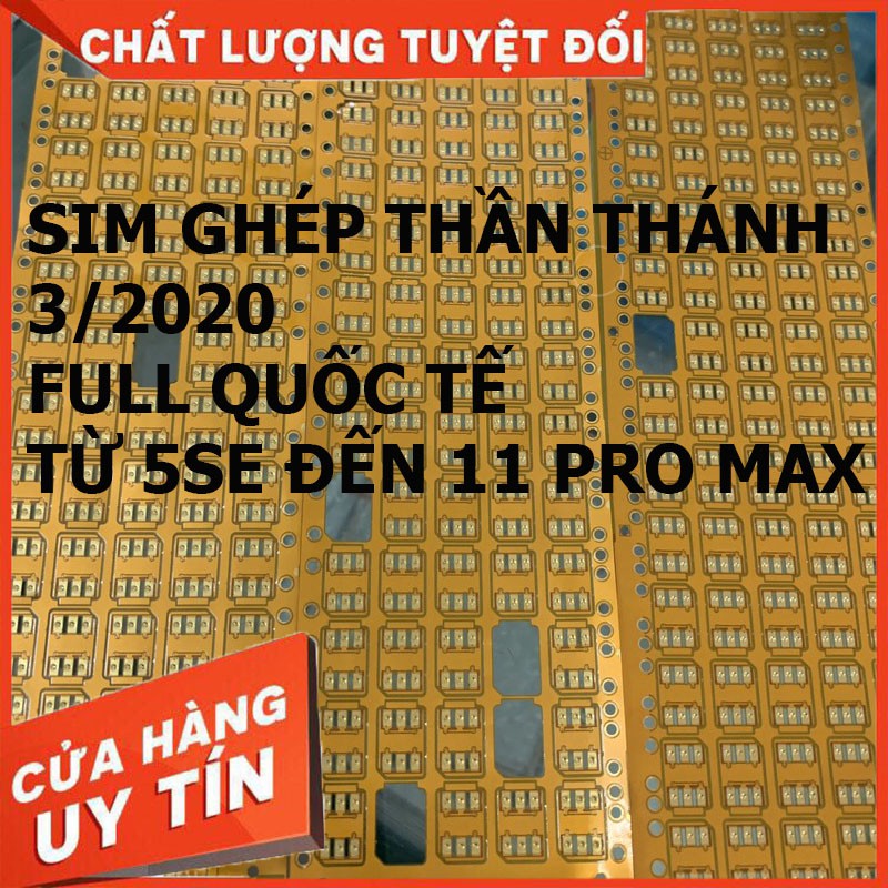 Sim Ghép Thần Thánh Fix Iphone Lock Full Như Quốc Tế Ip5SE/6S/7/7plus/8plus/x/xs/xr/Xsmax/11/11pro/11promax